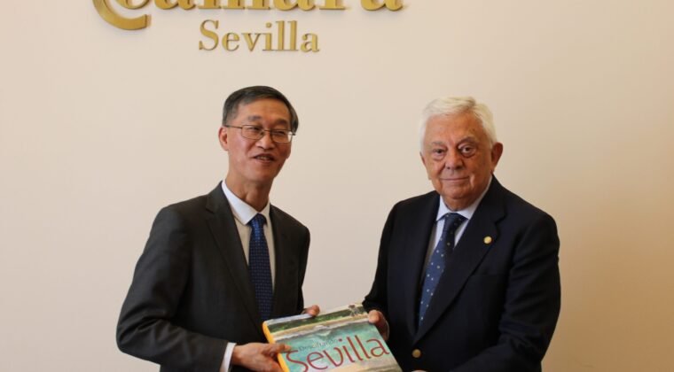 Embajador de China en España en la Cámara de Comercio