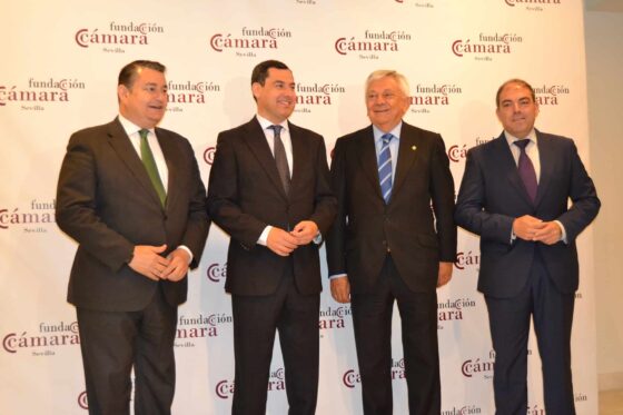 Conferencia del Presidente del Partido Popular de Andalucia, Juan Manuel Moreno Bonilla en la Fundación Cámara