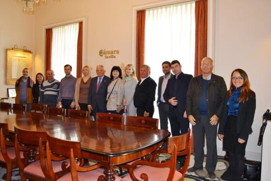 La Cámara de Sevilla recibió a empresas del sector  Agroindustrial de Ucrania interesados en hacer negocios con empresarios sevillanos