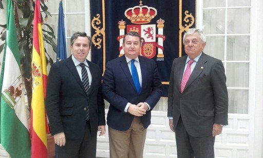 Encuentro del delegado del Gobierno con el presidente de la Cámara de Comercio de Sevilla