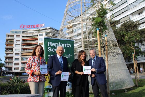Reconocimiento a Lamaignere, Consorcio Jabugo y Grupo MAS por 50 nuevos árboles para Replanta Sevilla