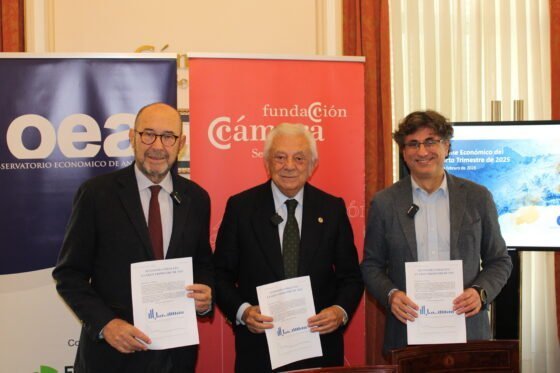 Andalucía crecerá un 2% en 2026, tres décimas menos que España pero superando la media europea