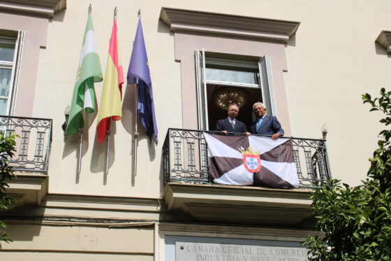 El Presidente de Ceuta visita la sede institucional de la Cámara de Comercio de Sevilla 