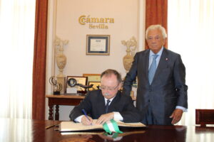El Presidente de Ceuta visita la sede institucional de la Cámara de Comercio de Sevilla El Presidente de Ceuta visita la sede institucional de la Cámara de Comercio de Sevilla